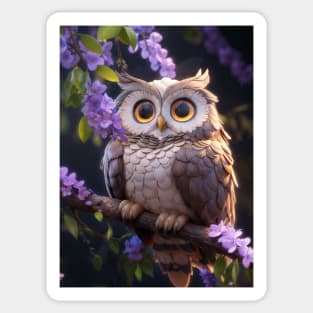 Cute Owl Sticker